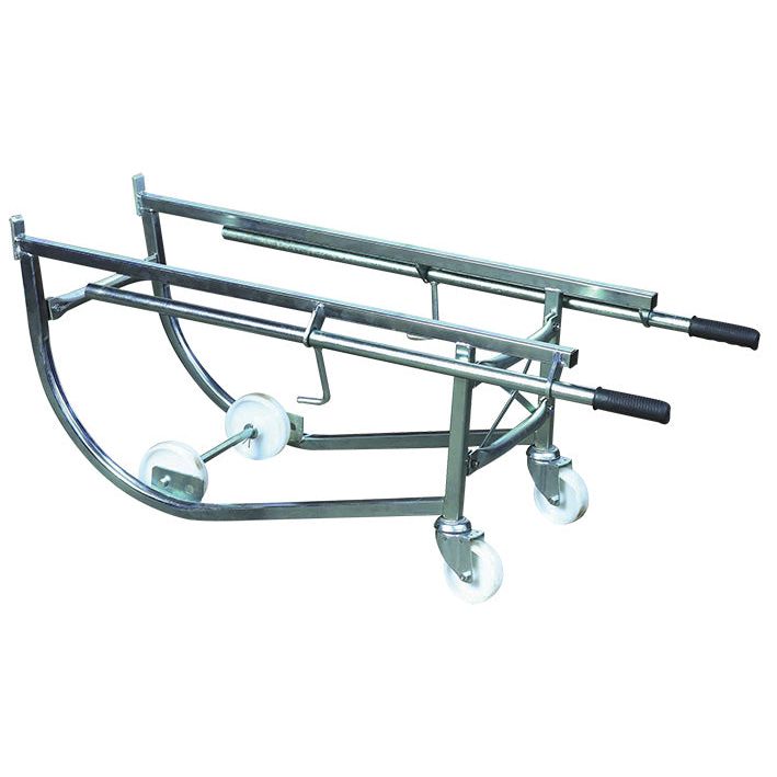 Chariot porte - fût basculant galvanisé 300 kg - Rotaket Manutention