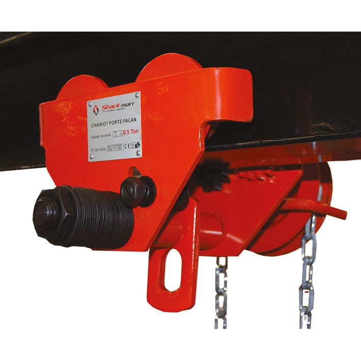 Chariot porte palan manuel 500 à 10000 kg - Rotaket Manutention