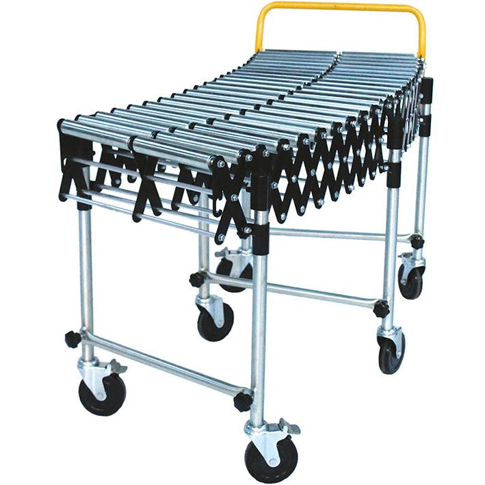 Convoyeur rouleaux en acier 100 kg - 500 mm - Rotaket Manutention