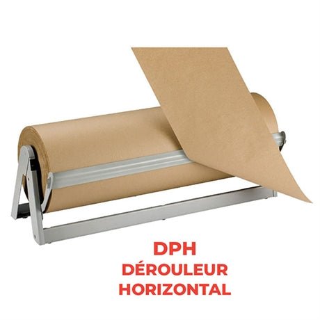 Dérouleur / coupeur rouleau papier horizontal - Rotaket Manutention