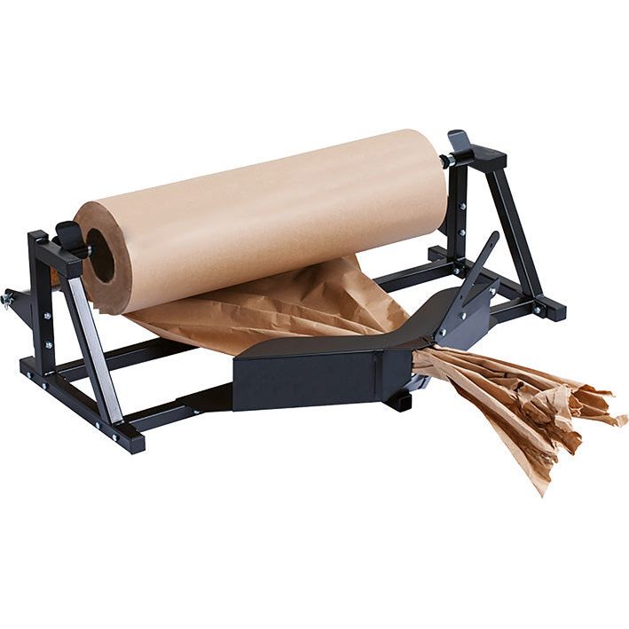 Dérouleur / coupeur rouleau papier vertical longueur maxi rouleau 1220 mm - Rotaket Manutention