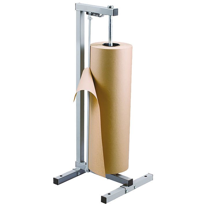 Dérouleur / coupeur rouleau papier vertical longueur maxi rouleau 1220 mm - Rotaket Manutention