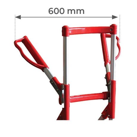 Diable aluminium brasseur bavette rabattable 300 kg - Rotaket Manutention