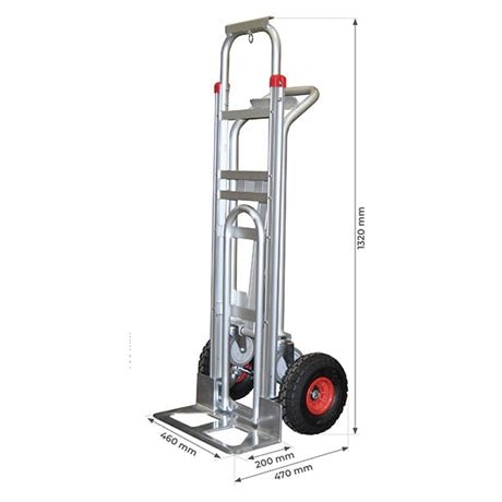 Diable / chariot aluminium 3 en 1 250 / 350 kg - Rotaket Manutention