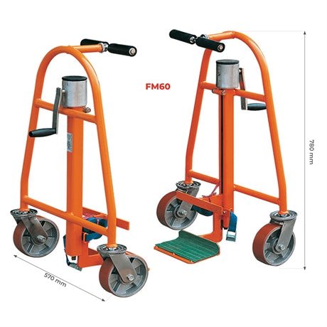 Diable lève - charge 600 kg (vendu par paire) - Rotaket Manutention