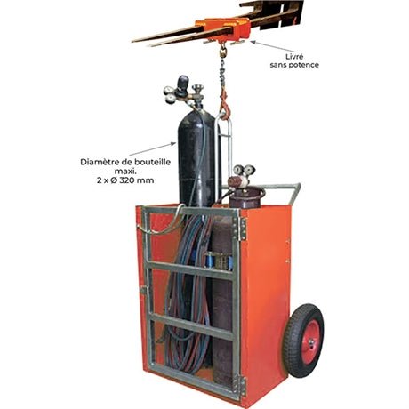 Diable porte - bouteilles élingable - Rotaket Manutention