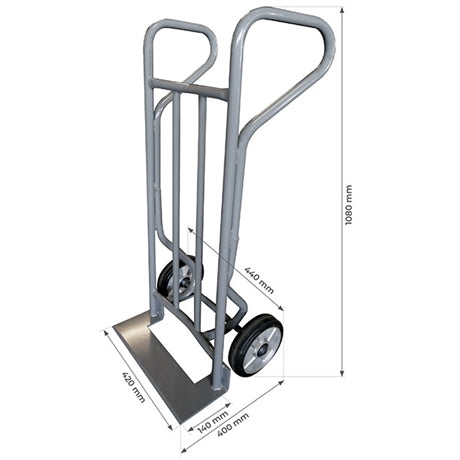 Diable acier transporteur premium 350 kg stockman