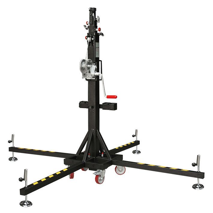 Elévateur lève - charge manuel 150 kg hauteur 4500 mm - Rotaket Manutention