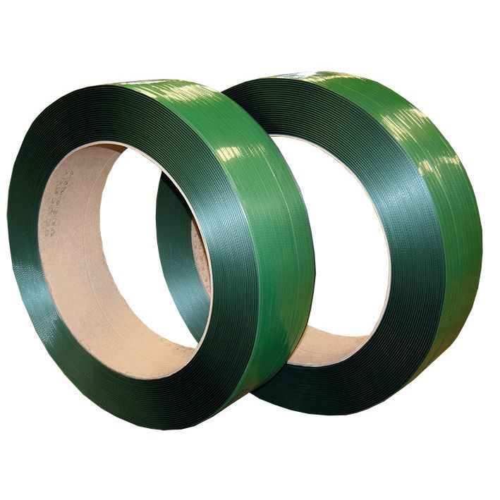 Feuillard polyester PET - VERT par 1 bobine - Rotaket Manutention