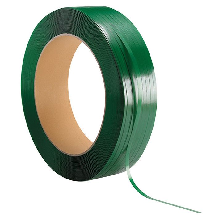 Feuillard polyester PET - VERT par 1 bobine - Rotaket Manutention