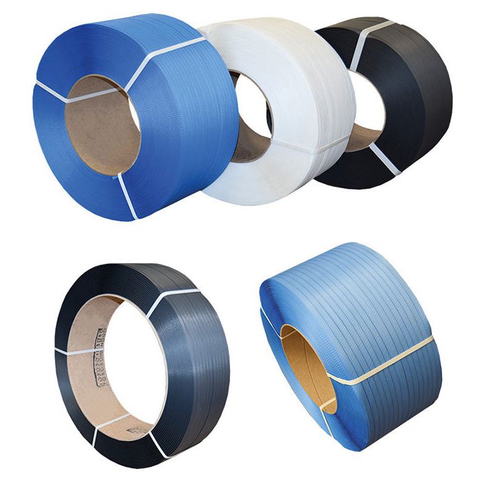 Feuillard polypropylène PP BLEU - par 2 bobines - Rotaket Manutention