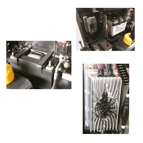 Gerbeur électrique lithium longerons encadrants capacité 1200 kg - Rotaket Manutention