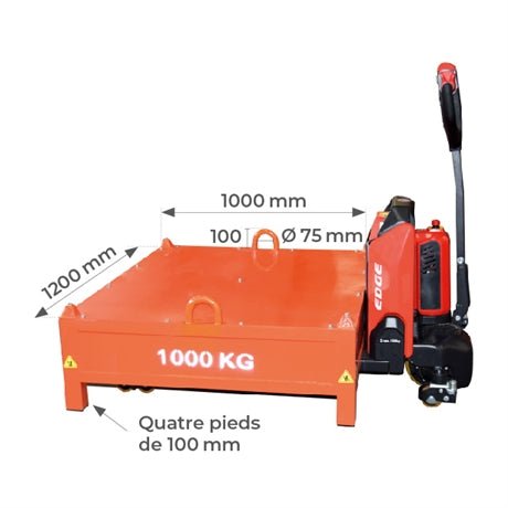 Gueuse de contrôle 250 kg - Rotaket Manutention