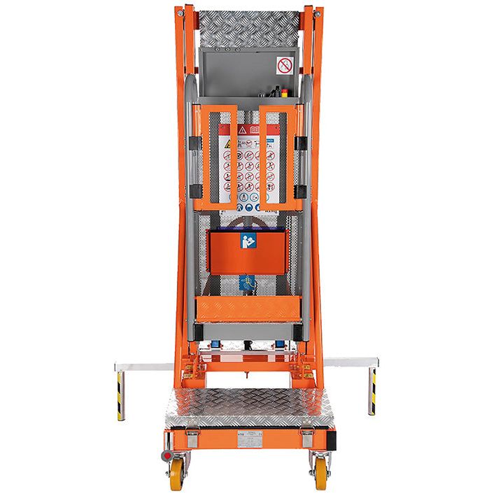Nacelle semi - électrique aluminium hauteur de travail 5 mètres - Rotaket Manutention