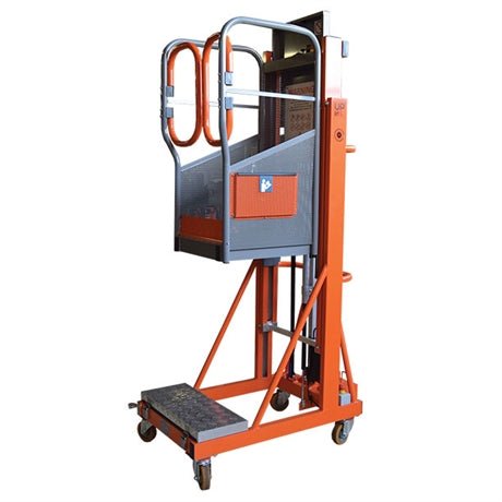 Nacelle semi - électrique aluminium hauteur de travail 5 mètres - Rotaket Manutention
