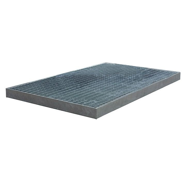 Plancher de rétention galvanisé charge 2000 kg - Rotaket Manutention