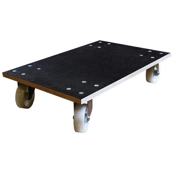 Plateau roulant bois 350 kg 600 x 400 mm roues polyamide - Rotaket Manutention