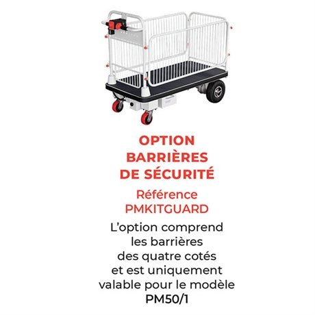 Plateforme motorisée 200 kg 1000x600mm - Rotaket Manutention
