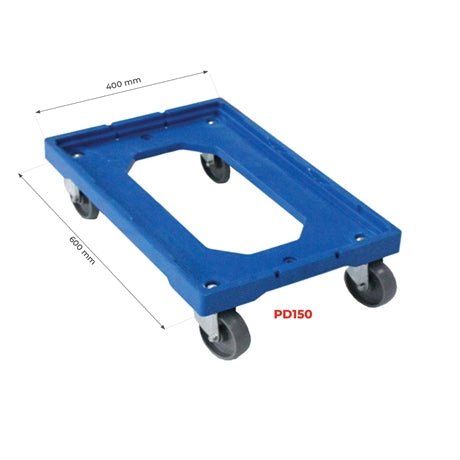 Plateforme roulante plastique 150 kg - Rotaket Manutention