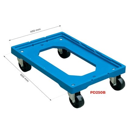 Plateforme roulante plastique 250 kg - Rotaket Manutention