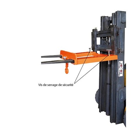 Potence pour chariot élévateur 1500 kg à 3000 kg - Rotaket Manutention