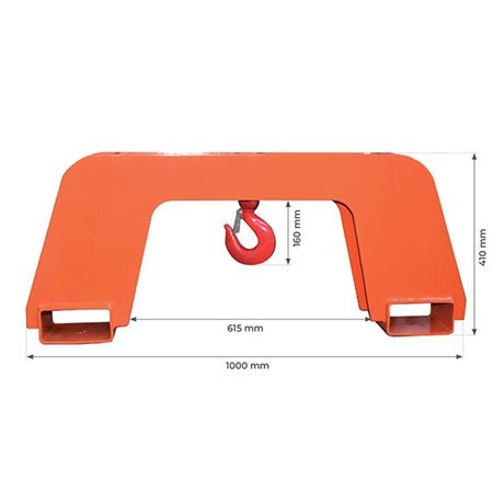 Potence pour chariot élévateur 4000 kg - Rotaket Manutention