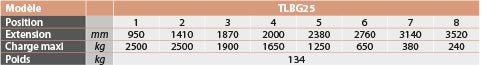 Potence télescopique 2500 kg - Rotaket Manutention