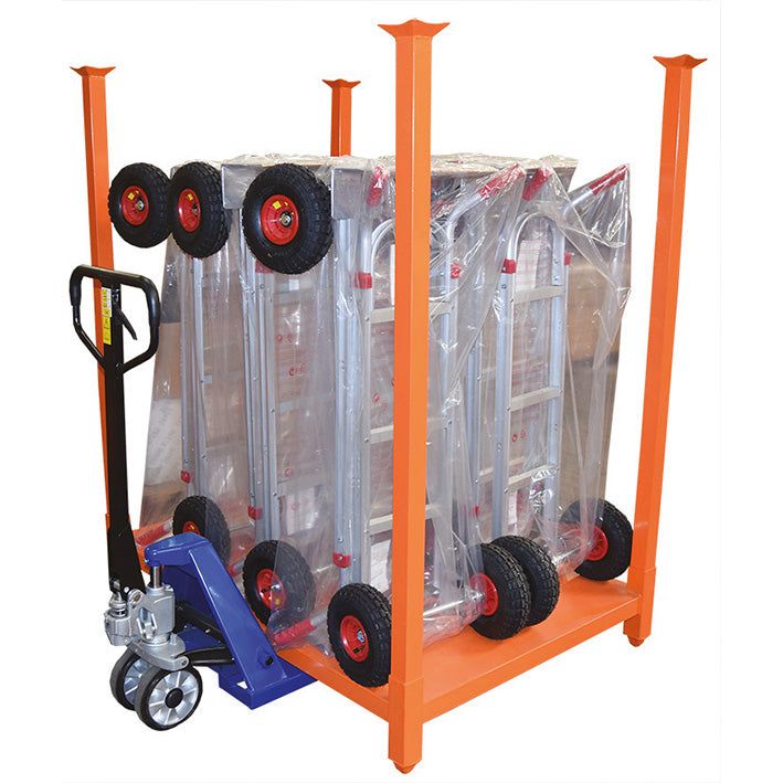 Rack mobile de stockage empilable 1800 kg tôle - Rotaket Manutention