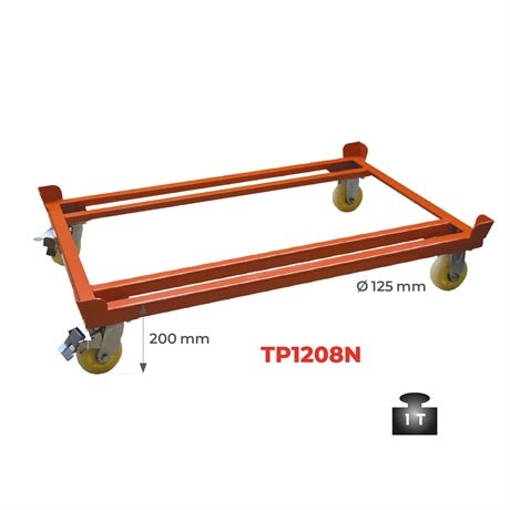 Rouleur de palette 1000 kg modèle standard - Rotaket Manutention