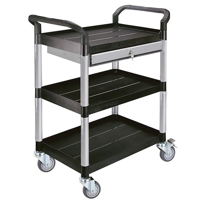 Servante à tiroir 250 kg 3 plateaux / 1 tiroir - Rotaket Manutention