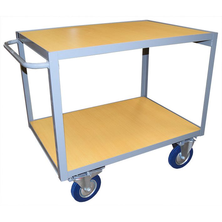 Servante d’atelier plateau bois 300 kg plateforme 1200 x 800 mm - Rotaket Manutention