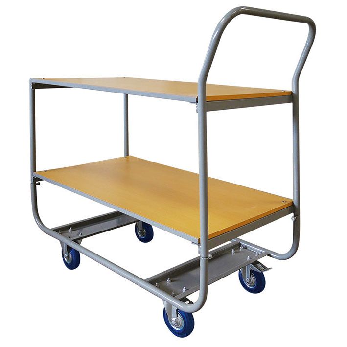 Servante plateau bois 200 kg (version grande) - Rotaket Manutention