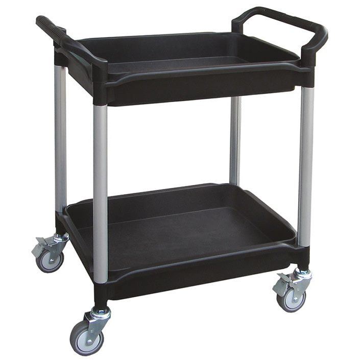 Servante polyvalente 180 kg 2 plateaux rebords hauts - Rotaket Manutention