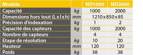 Système de pesage palette 1000 kg - Rotaket Manutention