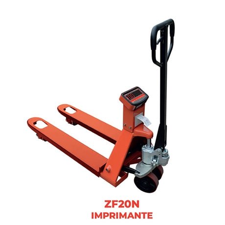 Système mobile de pesage 2000 kg avec imprimante - Rotaket Manutention