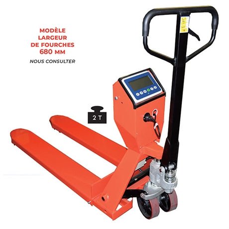 Système mobile de pesage 2000 kg - Rotaket Manutention