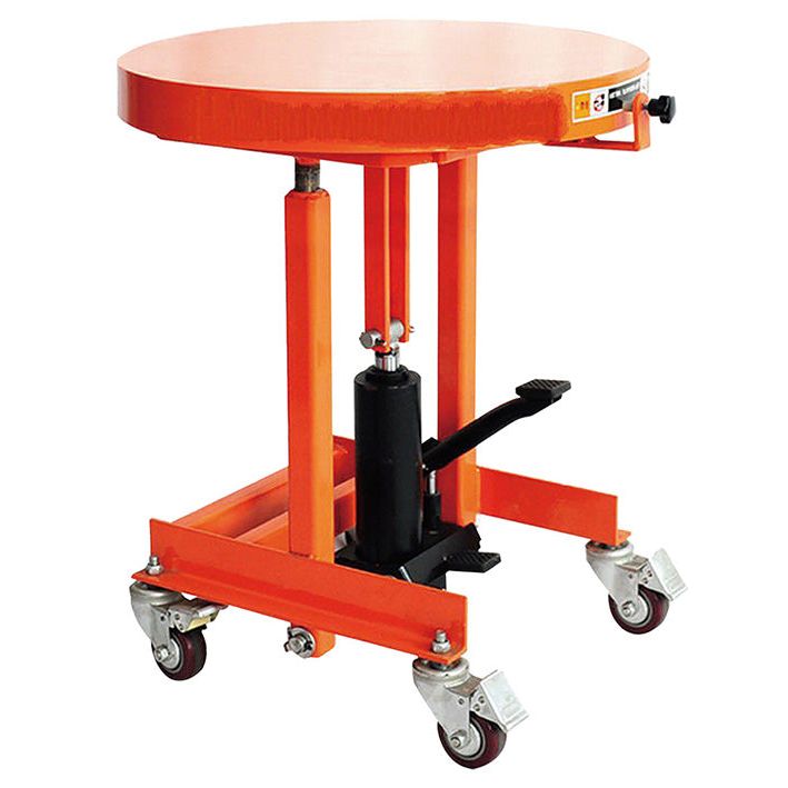Table élévatrice à plateau tournant 200 kg - Rotaket Manutention