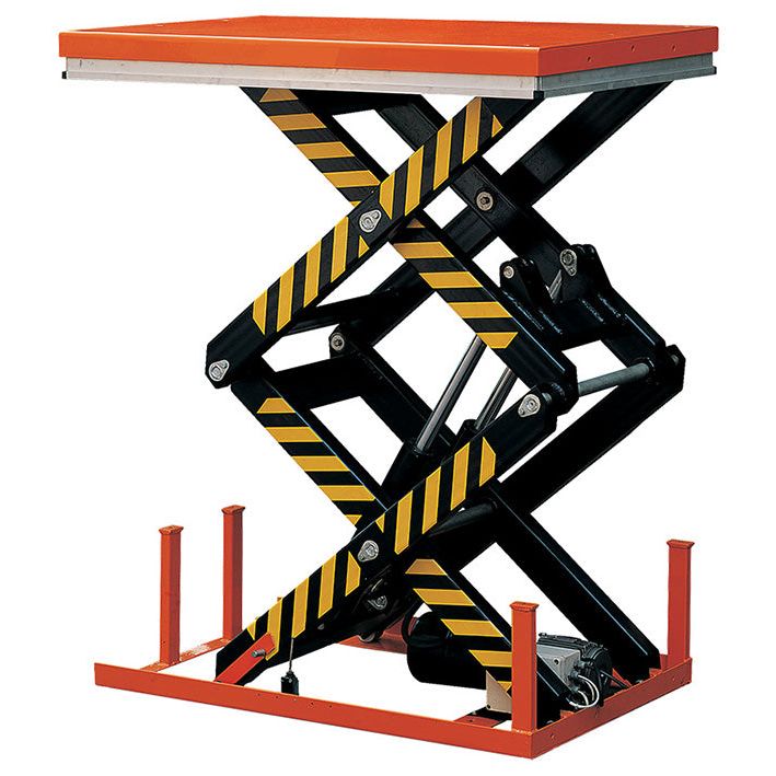 Table élévatrice électrique double ciseaux 1000 à 4000 kg - Rotaket Manutention