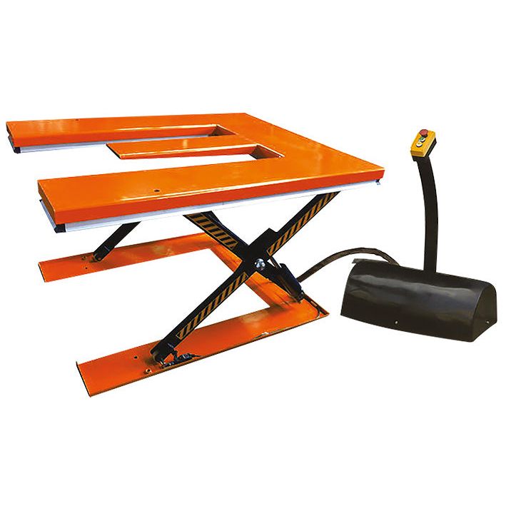 Table élévatrice électrique plateau en E 1000 et 2000 kg - Rotaket Manutention