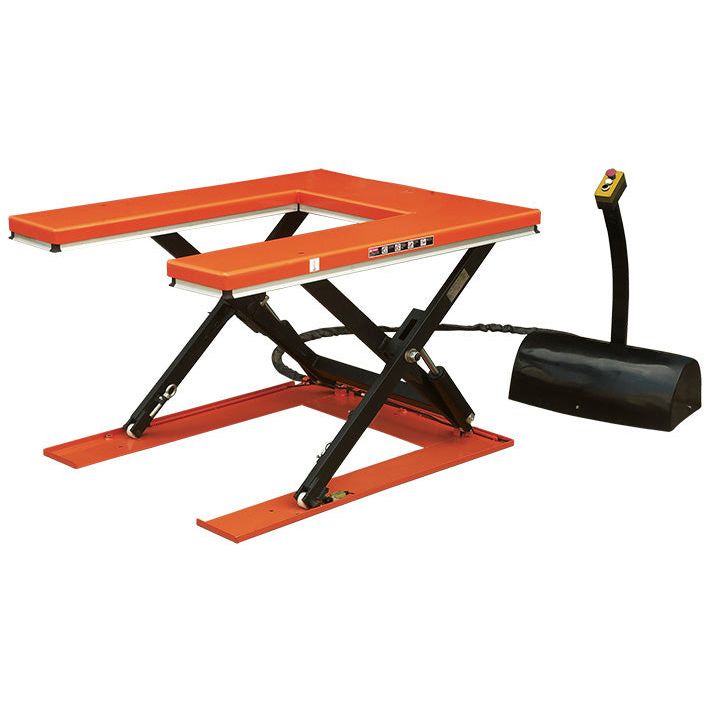 Table élévatrice électrique plateau en U 1000 et 1500 kg - Rotaket Manutention