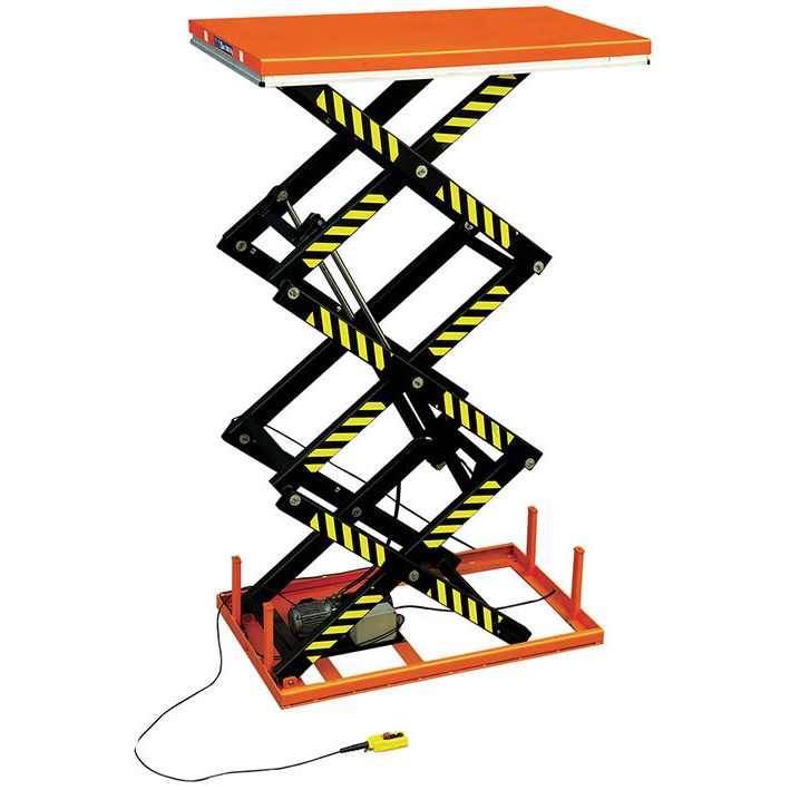 Table élévatrice électrique triple ciseaux 1000 kg - Rotaket Manutention