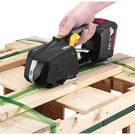 Tendeur à batterie cerclage feuillard plastique - Rotaket Manutention
