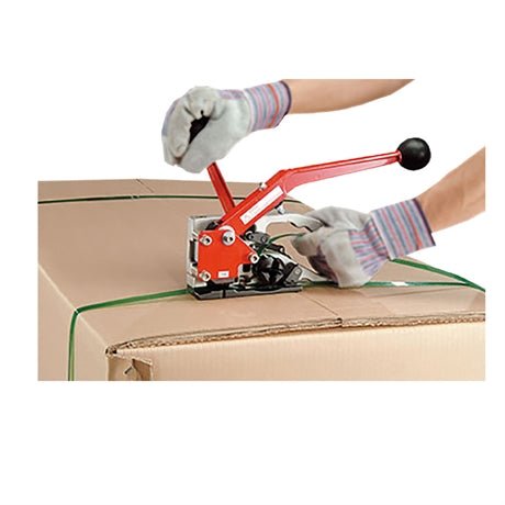 Tendeur / sertisseur / coupeur polypropylène et polyester - Rotaket Manutention