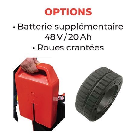 Transpalette électrique lithium 2000 kg - Rotaket Manutention