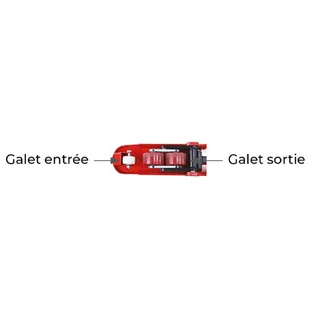 Transpalette manuel demi - palette 1500 kg - Rotaket Manutention