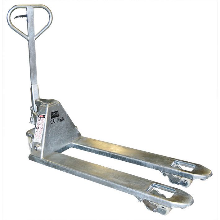 Transpalette manuel premium galvanisé 2500 kg - Rotaket Manutention