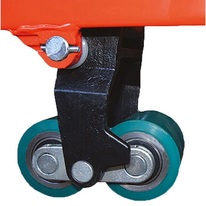 Transpalette manuel silencieux 2500 kg roues directrices (standard) - Rotaket Manutention