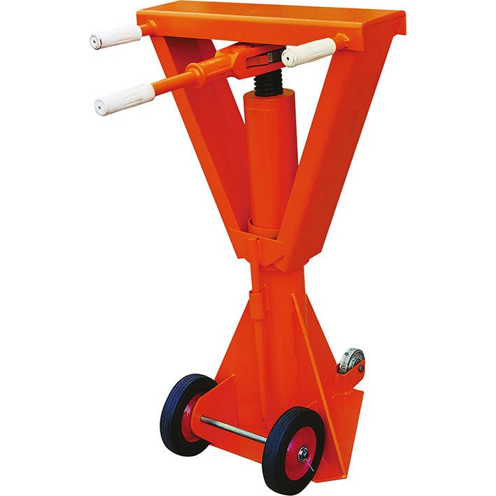 Vérin stabilisateur 45000 kg plaque d'appuie 153 x 612 mm - Rotaket Manutention