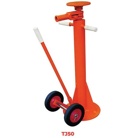 Vérin stabilisateur 45000 kg plaque d'appuie Ø 204 - Rotaket Manutention