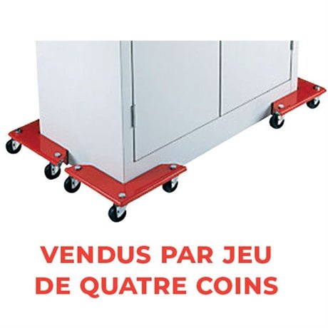 Coins roulants 400 kg dimensions utiles 50 x 65 mm